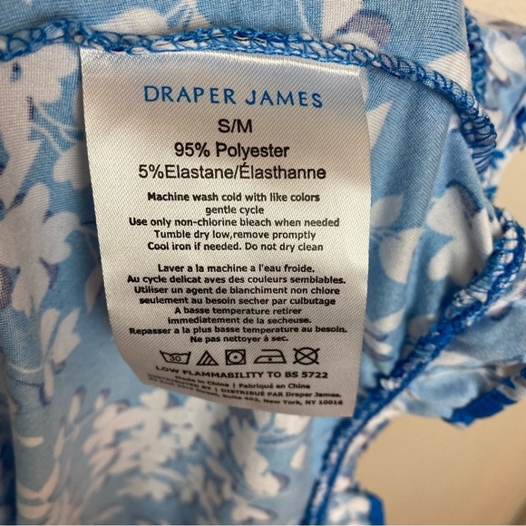 Draper James Dress Size Small / Medium Blue Flowy Ruffle Hem Sleeveless Flowy - Picture 11 of 12